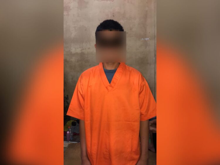 Pelaku pembawa kabur anak bawah umur hingga nekat merudapaksa korban ditangkap polisi di Kabupaten Siak, Riau. (Foto: Dok. Polres Dharmasraya)