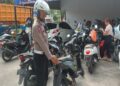 Satu Jam Patroli, 15 Pengendara Motor Pakai Knalpot Racing di Padang Ditindak