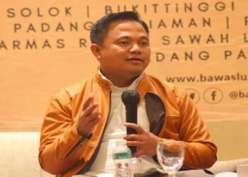 Bawaslu Sumbar Pastikan Lima TPS di Sumbar akan Gelar PSU 17 Anggota Bawaslu Sumbar, Muhamad Khadafi. (Foto: Dok. Radarsumbar)