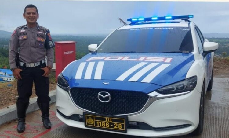 Aipda Seprozi Lira dari Satlantas Polresta Padang sabet juara II Lomba Safety Riding Tingkat Polda Sumbar. (Foto: Dok. Istimewa)