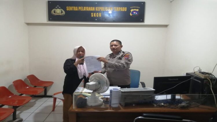 Korban dugaan kekerasan di kawasan Pasar Raya Padang lapor ke polisi. (Foto: Dok. Istimewa)