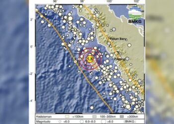 Gempa bumi magnitudo 5,8 kembali mengguncang Mentawai. (Foto: Dok. Istimewa)