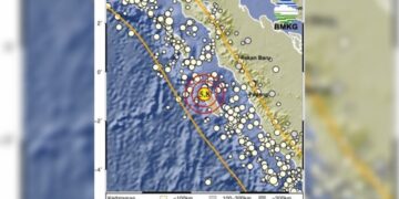 Gempa bumi magnitudo 5,8 kembali mengguncang Mentawai. (Foto: Dok. Istimewa)
