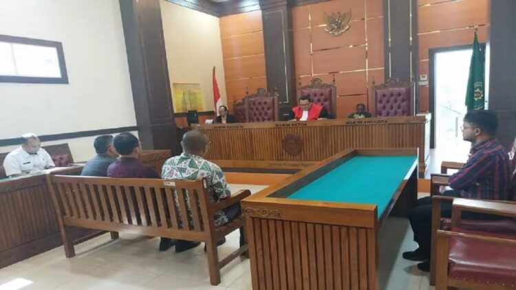Langgar Keimigrasian di Padang, Seorang WNA asal India Dipidana 1 Sidang warga negara India Binod Kumar Chourasia di Pengadilan Negeri Kelas I A Padang pada Kamis,(22/6). (ANTARA/Melani)