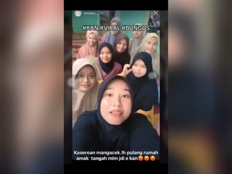 Soal Postingan Mahasiswa KKN di Padang yang Viral di Medsos, Warga Bantah Lakukan Pengusiran 1 (Foto: Tangkapan layar video)