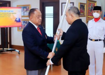 Pelantikan pengurus KONI Sumbar. (dok. KONI Sumbar)