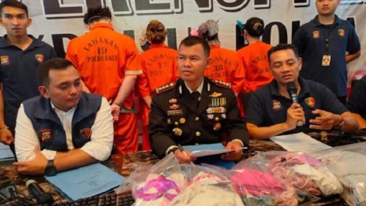 Pengungkapan judi online jaringan Internasional di Polda Bali. (Dok. Polri)
