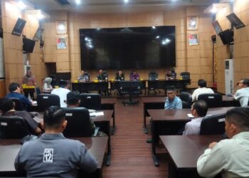 Pertemuan Pemko Padang dengan pedagang toko Pasar Raya dan perwakilan PKL. (Foto: Dok. Istimewa)