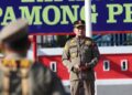 Satpol PP Padang Konsisten Tegakkan Perda, Wawako Bangga 6 Wakil Wali Kota Padang, Ekos Albar pimpin apel gelar pasukan Satpol PP. (Foto: Dok. Humas)