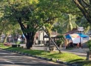 Tiang Lampu di Batas Kota Padang-Padang Pariaman Roboh, Warga: Pemkab, Jangan Dibiarkan Dong