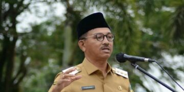Integrasikan Data Pemerintahan, ASN Akan Isi Jabatan Sekna di Solok Selatan 13 Bupati Solok Selatan, Khairunas. (Antara/Erik)