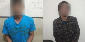 Pelaku perampasan ponsel milik wisatawan Pantai Padang ditangkap pada Selasa (18/7/2023) lalu. (Foto: Dok. Polsek Padang Barat)