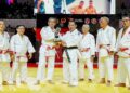 Atlet Judo Harap Kapolri Cup Bisa Cetak Bibit untuk Olimpiade 4 Kapolri Jenderal Listyo Sigit Prabowo mendapatkan sabuk hitam judo. (dok. Divhumas)