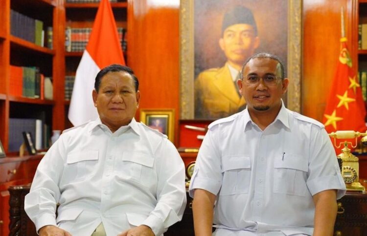 Andre Rosiade: Prabowo Berkomitmen Lindungi Pekerja Migran Indonesia di Seluruh Dunia 1 Andre Rosiade bersama Ketum Partai Gerindra Prabowo Subianto. (Foto: Dok. Istimewa)