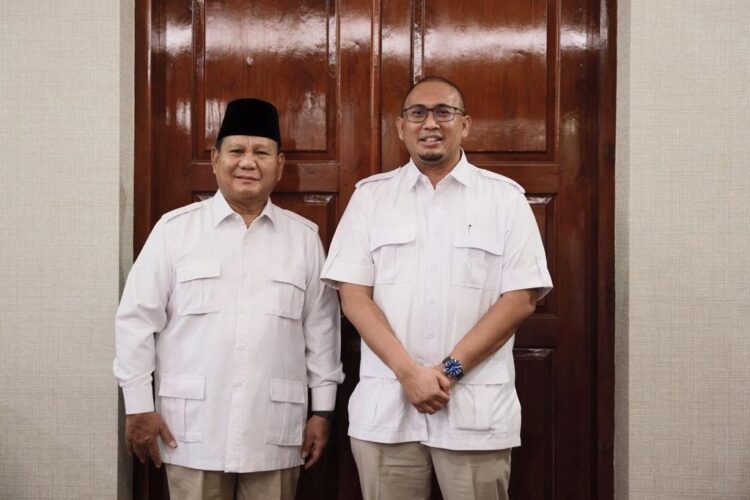 Andre Rosiade dan Ketum Partai Gerindra Prabowo Subianto. (Foto: Dok. Istimewa)