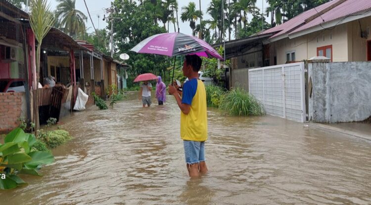 Perumahan Abi Singgalang Batas Kota Padang tepatnya di kawasan Kasang, Kabupaten Padangpariaman. (Foto: Dok. Istimewa)
