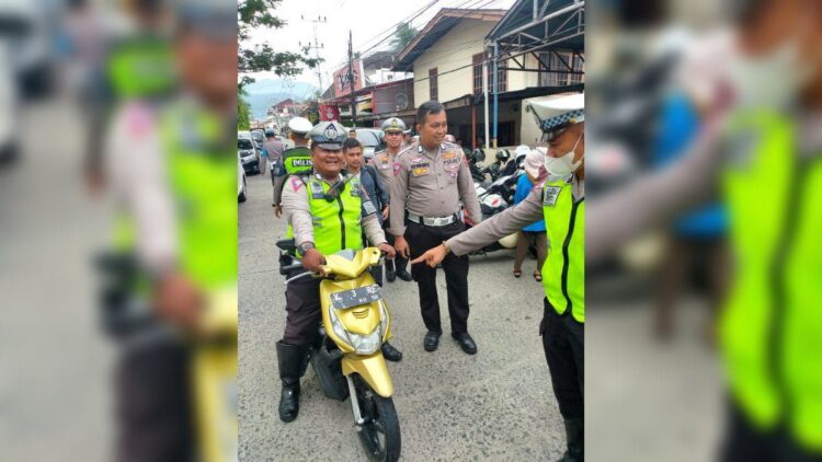 Polresta Padang melaksanakan Operasi Patuh Singgalang 2023. (Foto: Dok. Istimewa)