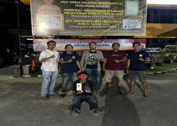 Buruh Bangunan di Padang Ditangkap Polisi Gegara Curi HP