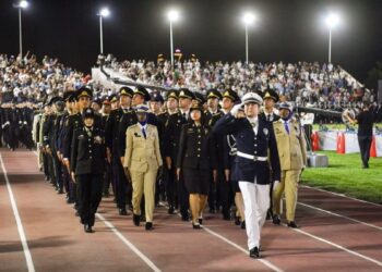 Tiga anggota Polri diwisuda usai mengikuti pelatihan selama dua tahun di Turki. (dok. Divhumas)