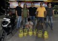 Tim Klewang Tangkap Pencuri Tabung Gas 3 Kilogram 2 Pencuri tabung gas diamankan Tim Klewang. (Dok. Tim Klewang)