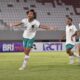 Selebrasi pemain Timnas Wanita U-19 Indonesia usai menjebloskan gol ke gawang Laos dan menang dengan skor 4-1. (dok. PSSI)