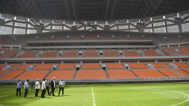 Jakarta Internasional Stadium (JIS). (Foto: Antara)