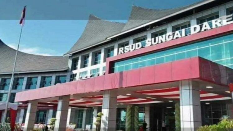 Gedung Baru RSUD Sungai Dareh Kabupaten Dharmasraya, Sumatera Barat. (ANTARA/HO-Doc.RSUD)