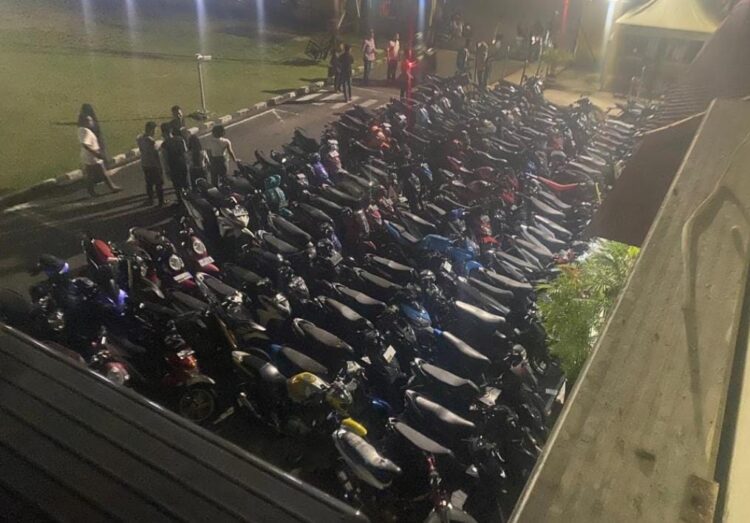 Polresta Padang kembali Kandangkan 91 Kendaraan Melanggar 1 IMG 20230806 WA0003