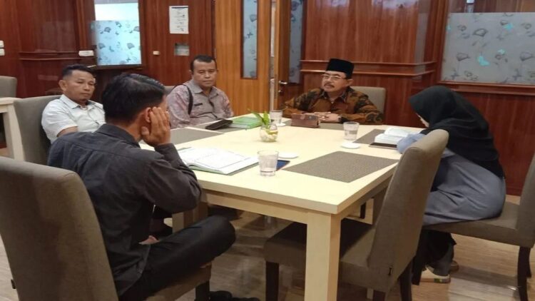 Kafilah sedang mengikuti TC di Hotel Sakura Syariah Lubukbasung, Kamis (10/8). Dok Bagian Kesra Agam