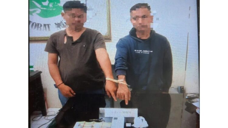 Dua pelaku penyalahgunaan narkotika golongan satu jenis sabu-sabu. Dok Humas Polres Agam