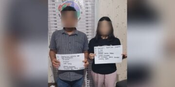 Ketua KNPI Sijunjung dan istri ditangkap nyabu. (dok. Polres Sijunjung)