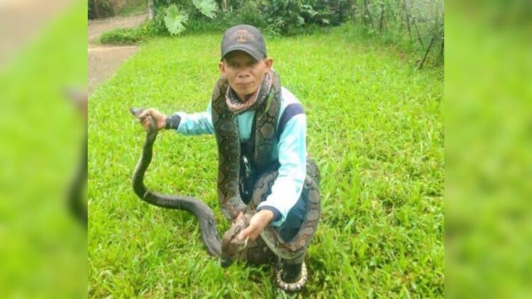 Mas Turiman, inisiator pendirian Komunitas Reptil Solsel. (dok. istimewa)