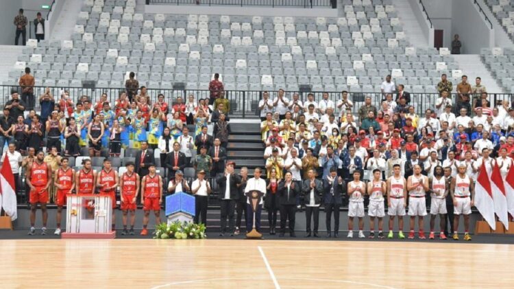Jelang Piala Dunia Basket FIBA, Presiden Resmikan Indonesia Arena 1 Presiden Jokowi meresmikan Indonesia Arena, di Senayan, Jakarta, Senin (07/08/2023). (Foto: Humas Setkab/Oji)