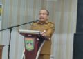Buka Monev KI Sumbar, Sekda: Era Reformasi Tak Ada Informasi Rahasia 4 Sekda Sumbar Hansastri saat buka Monev KI Sumbar. (dok. istimewa)