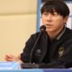 Shin Tae-yong saat press conference jelang laga AFF Cup 2023. (dok. PSSI)