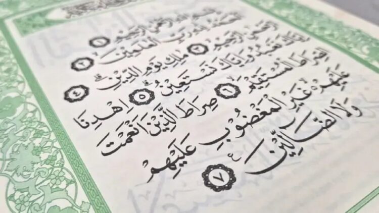 Surat Al-Fatihah. (dok. istimewa)