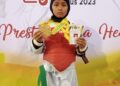 Najwa Pratiwi, Taekwondo Cilik Padang Sukses Sabet Emas di Kejurnas Piala Menpora