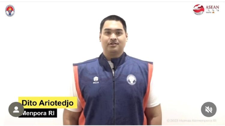 Menpora Dito Ariotedjo. (Foto: Tangkapan video)