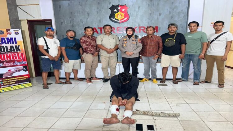 Polres Payakumbuh bersama TIm Klewang menangkap pelaku pembunuhan. (Foto: Dok. Istimewa)