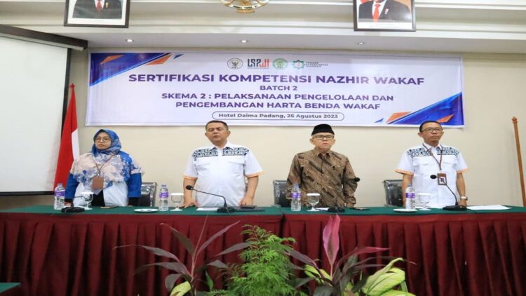 Kelola Wakaf dengan Baik, BWI Sumbar Bertekad Lahirkan Nazhir Kompeten 1 Pelatihan dan sertifikasi kompetensi nazhir wakaf. (Foto: Dok. Humas Kemenag Sumbar)
