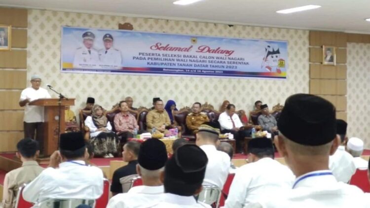 Sebanyak 143 bakal calon wali Nagari di Tanah Datar ikuti seleksi (Antara/Etri Saputra)