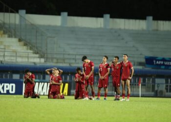 Pemain Timnas U-23 saat melakoni adu penalti di Final AFF U-23 2023 lalu. (dok. PSSI)