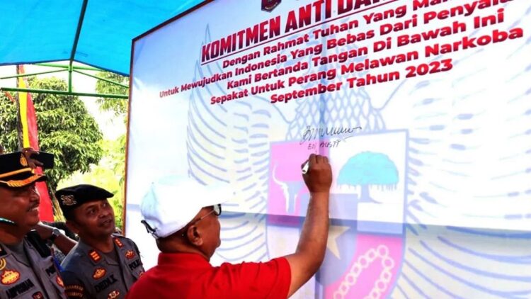Polres Agam Dirikan Kampung Bebas Narkoba di Lapai-lapai 1 Ilustrasi peresmian kampung bebas narkoba. Dok Humas Polres Agam