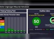 Diguyur  Hujan, Kualitas Udara di Padang kembali Membaik