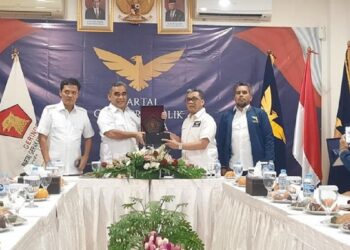 Partai Garuda deklarasi dukung Prabowo sebagai Capres 2024. (dok. detik.com)