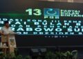 Bakal Calon Presiden (Bacapres) 2024, Prabowo Subianto memberikan sambutan usai didukung oleh Partai Bulan Bintang (PBB) di Kota Padang, Sumatera Barat (Sumbar) pada Sabtu (9/9/2023) sore. (Foto: Dok. Muhammad Aidil)