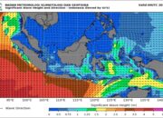 BMKG: Waspadai Gelombang Tinggi hingga 4 Meter di Sejumlah Perairan Indonesia