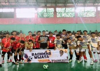 Rachmad Wijaya Gelar Turnamen Futsal Padang Selatan dan Timur