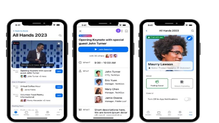 Zoom Events kini tersedia di aplikasi seluler. (ANTARA/ HO-Zoom)