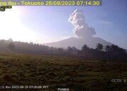 Gunung Ibu di Malut Erupsi, PVMBG Minta tak Beraktivitas Radius 2 Km